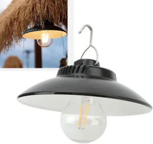 Hanging Camping Light with Cover High Capacity Battery,Retro Portable Camping Lantern Adjustable Brightness,USB Rechargeable 3.7V