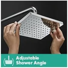 hansgrohe Vernis Blend Shower Set 1.75 GPM, 1-Spray Full Shower Trim Kit in Chrome, 04962000