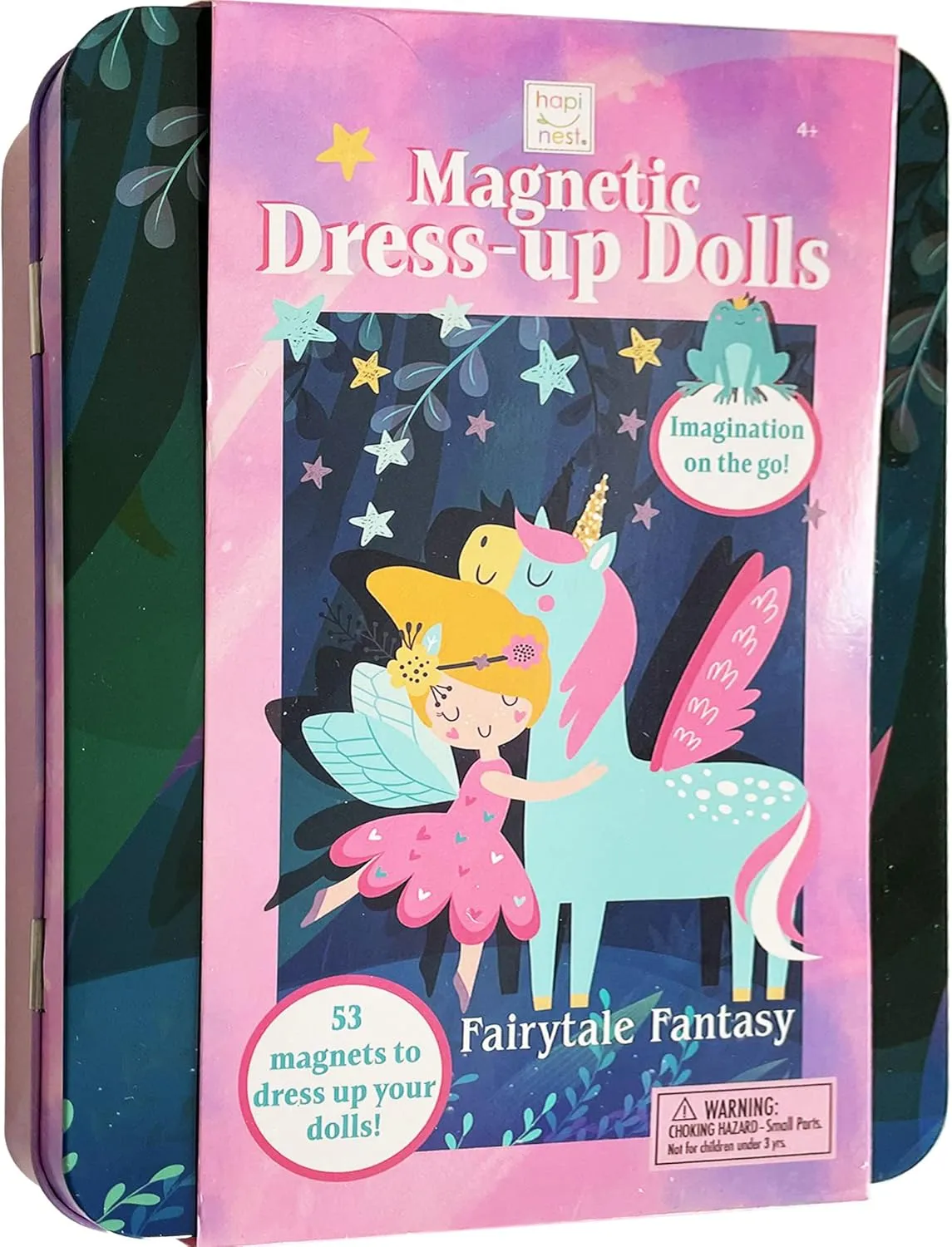 Hapinest Magnetic Dress-Up Dolls for Girls Pretend Play Set, A Fairytale Fantasy Dress Up Toy and Game for Ages 4, 5, 6, and 7 Years Old