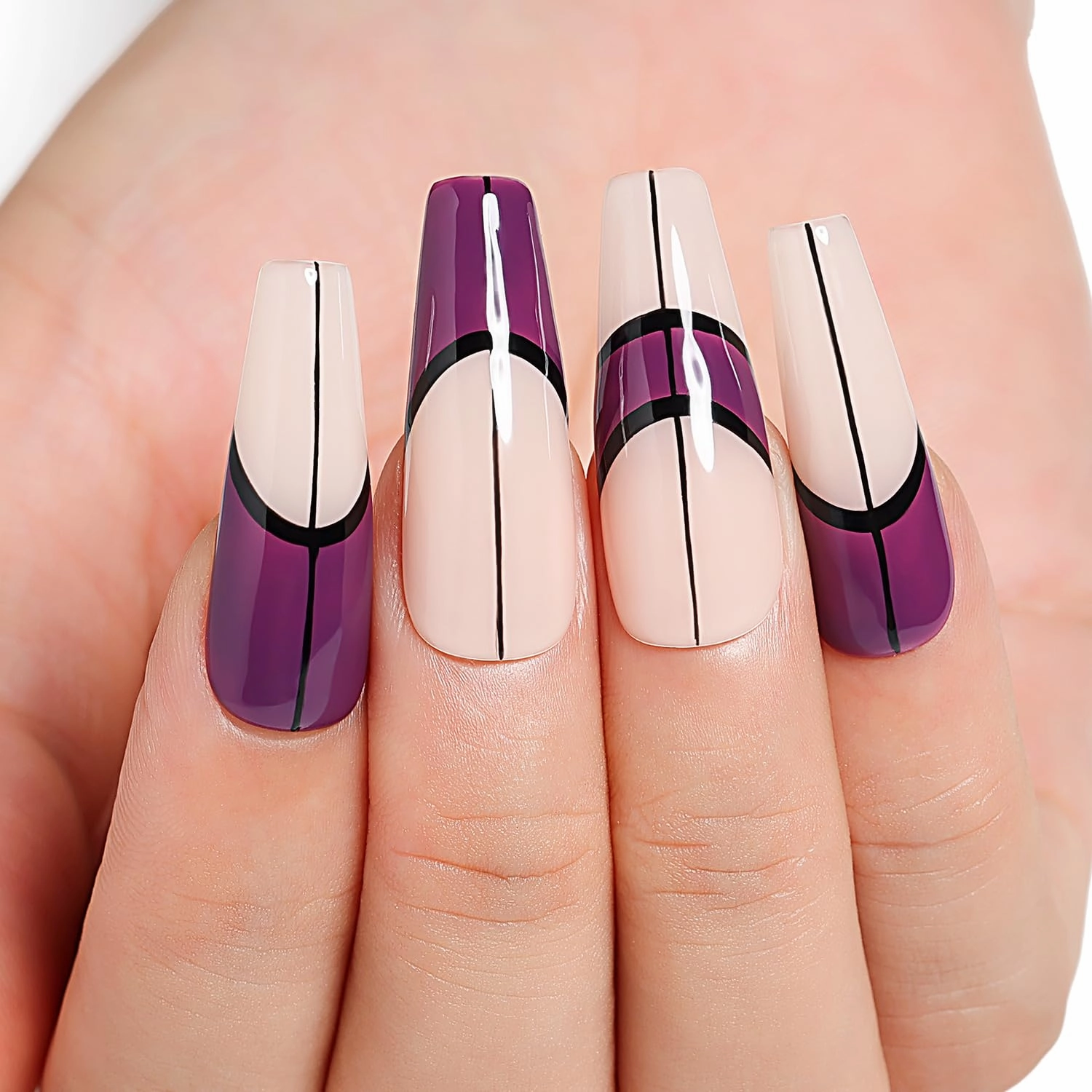 Hema Free Cruelty Free Vegan Gel Nail Polish 6 Pcs 8ml Green Blue Purple Glitter Color Soak Off LED U V Gel Nail Kit Manicure