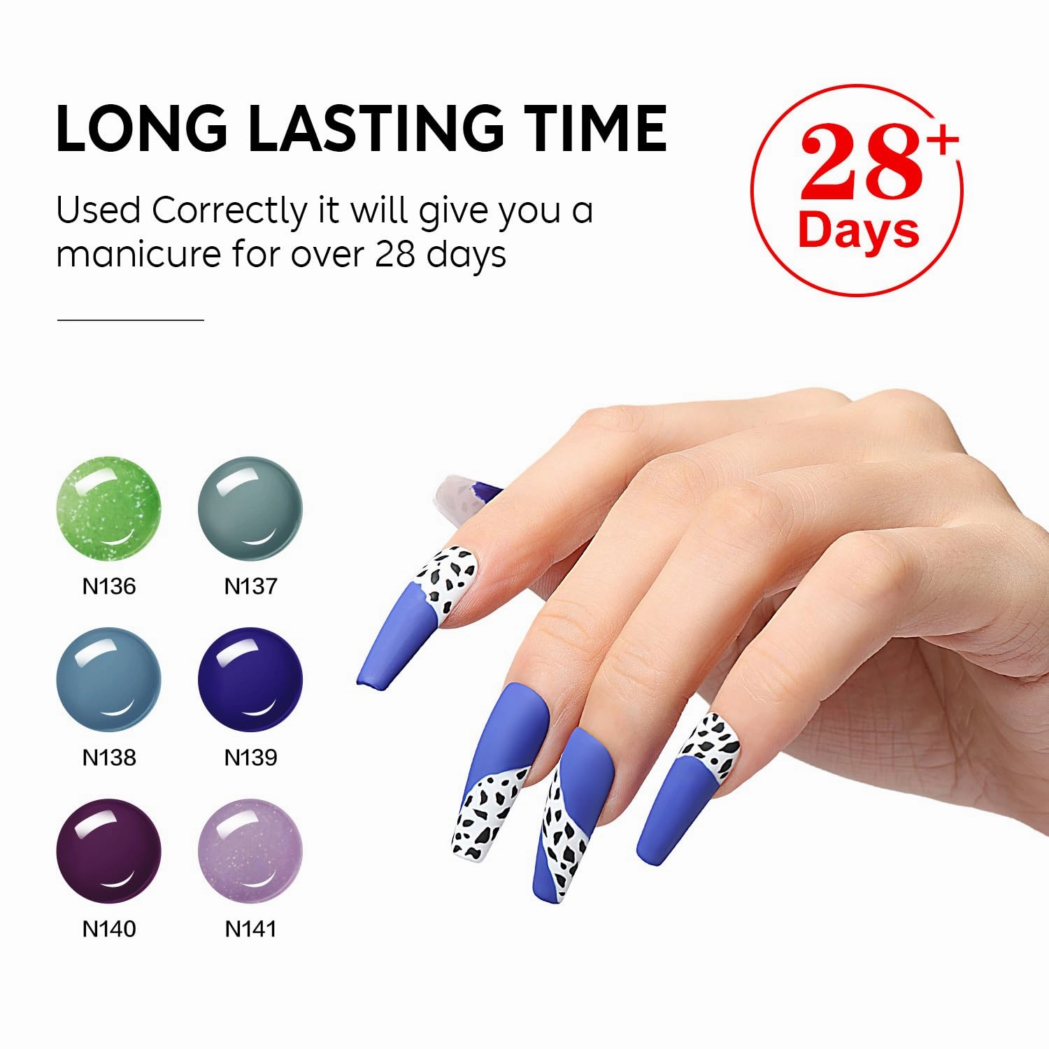 Hema Free Cruelty Free Vegan Gel Nail Polish 6 Pcs 8ml Green Blue Purple Glitter Color Soak Off LED U V Gel Nail Kit Manicure