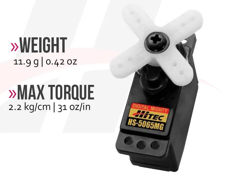 Hitec HS-5065MG High Torque Metal Gear Feather Servo
