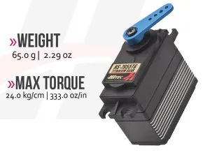 Hitec HS-7955TG High Torque, Titanium Gear, Coreless Ultra Premium Servo *** Special Order Coreless Motor Titanium Gear Servo