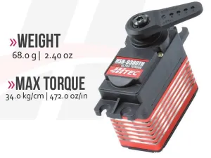 Hitec HSB9380TH Standard Digital Brushless Servo 68g 34kg/0.14s 6.0V - 7.4V 2220880