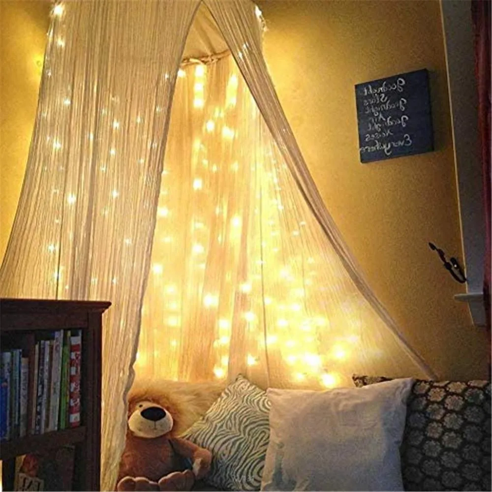 Homemory Waterproof 200 LED 66FT Fairy Lights with Remote And Timer,  8 Modes Copper Wire Long String Lights,  Warm White(1 pack)
