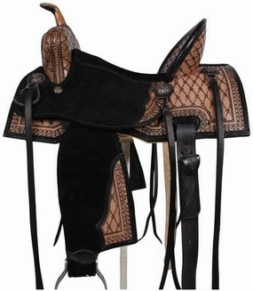 Horse Saddle Barrel Racing Western Wooden Tree Handmade Premium Leather Comfort Horse Trail Equestrian Tooled Carved Horse Riding Saddle Size: 10"-18 inches Seat Available, FS01
