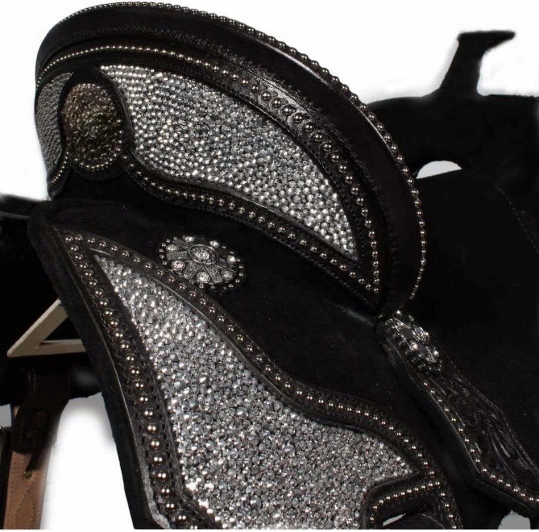 Horse Saddle Barrel Racing Western Wooden Tree Handmade Premium Leather Comfort Horse Trail Equestrian Tooled Carved Horse Riding Saddle Size: 10"-18 inches Seat Available, YU02
