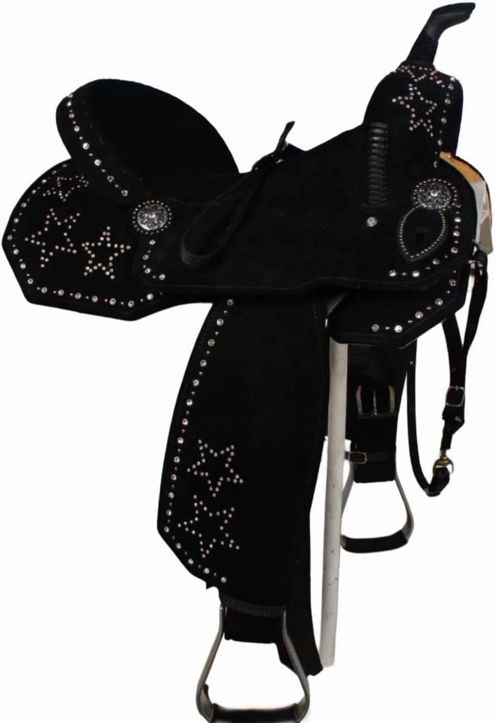 Horse Saddle Barrel Racing Western Wooden Tree Handmade Premium Leather Comfort Horse Trail Equestrian Tooled Carved Horse Riding Saddle Size: 10"-18 inches Seat Available, YU04