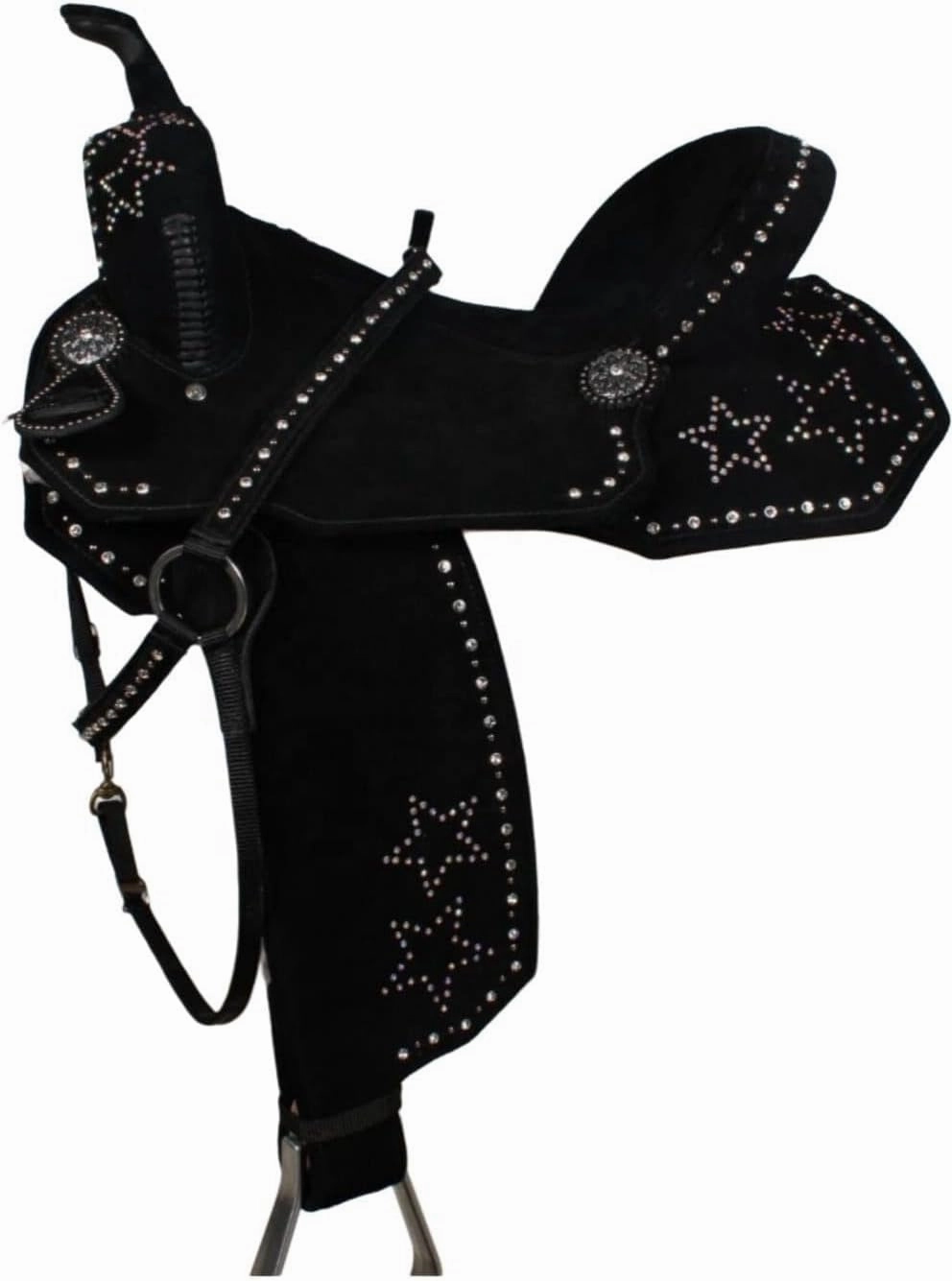 Horse Saddle Barrel Racing Western Wooden Tree Handmade Premium Leather Comfort Horse Trail Equestrian Tooled Carved Horse Riding Saddle Size: 10"-18 inches Seat Available, YU04