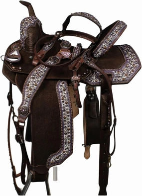Horse Saddle Barrel Racing Western Wooden Tree Handmade Premium Leather Comfort Horse Trail Equestrian Tooled Carved Horse Riding Saddle Size: 10"-18 inches Seat Available, YU05