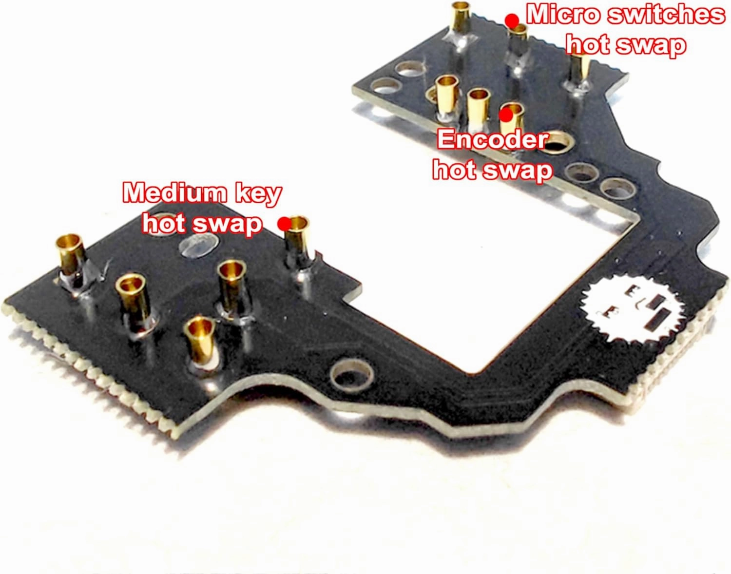 Hot-Swap Micro Switch PCB Kit for Logitech G Pro X Superlight 2 GPX 2 GPW 3 Mice – ENIG Gold Pads, 6-Claw Clamps | Fix Double-Click & Customize Clicks
