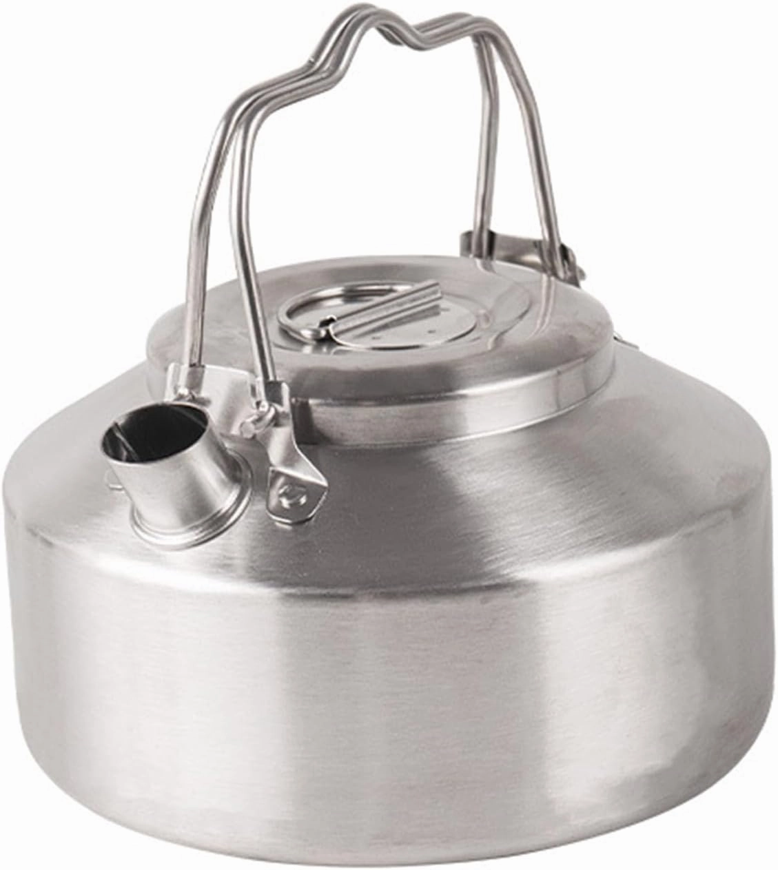 HUANGANG Stainless Steel Kettles Outdoor Camping Kettles Aluminum Water Portables Pots for Outdoor Hiking Backpacking