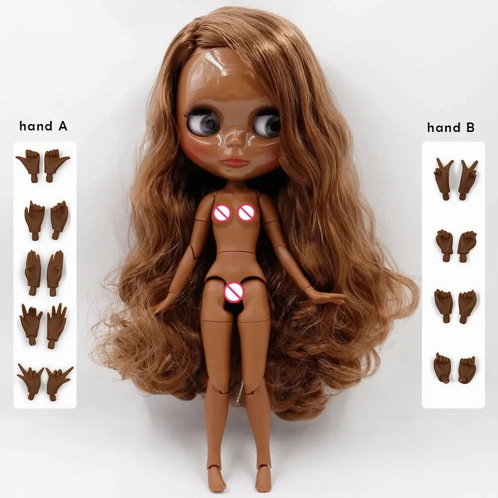 ICY DBS Blyth Doll 1/6 Joint Body DIY BJD toys Fashion Dolls girl gift Special Offer on sale with hand set A&B
