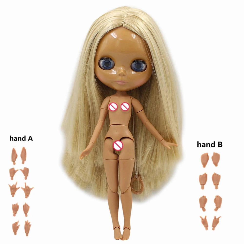 ICY DBS Blyth Doll 1/6 Joint Body DIY BJD toys Fashion Dolls girl gift Special Offer on sale with hand set A&B