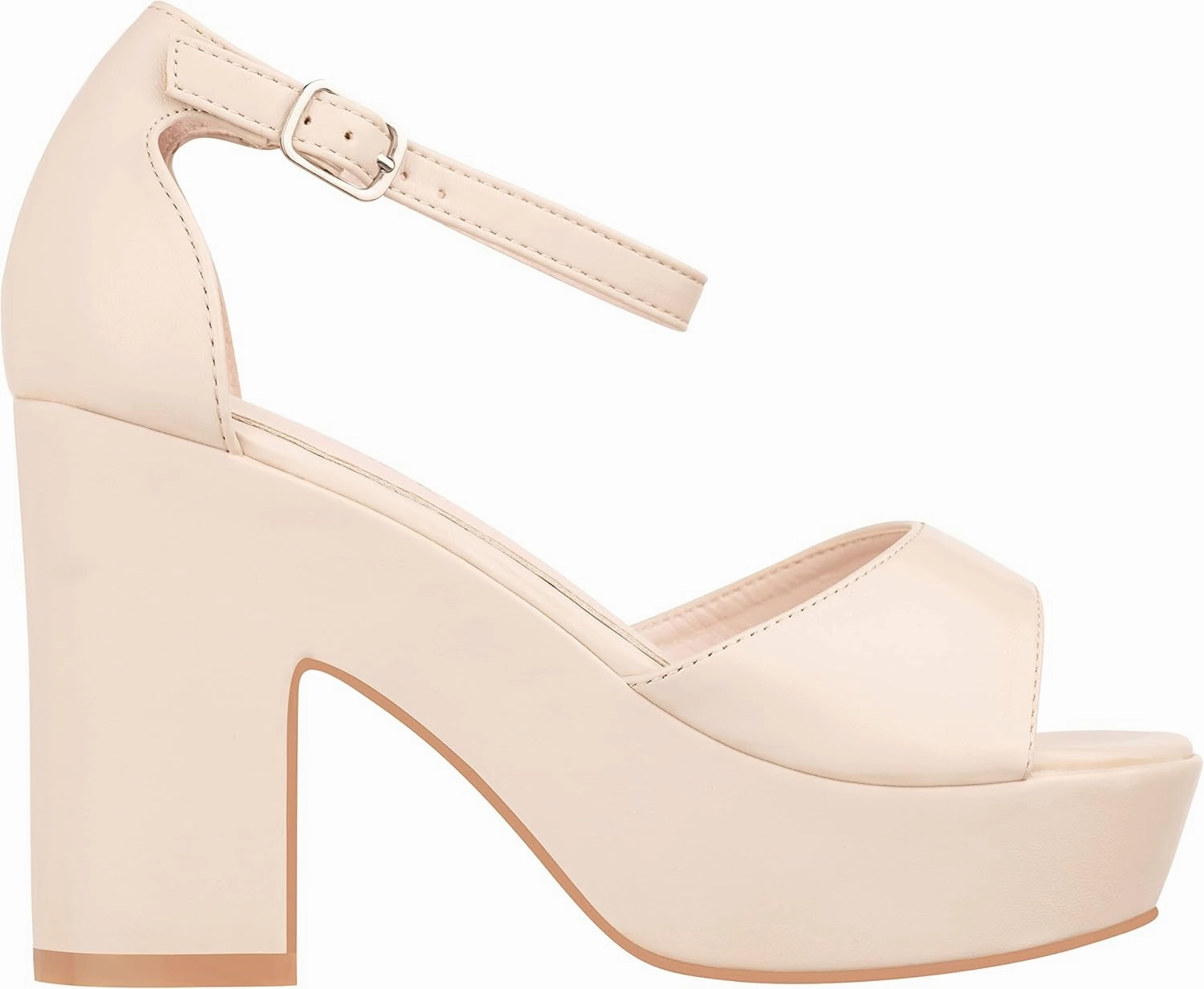ILLUDE Women's Platform Heels Sandals Ankle Strap Block Chunky Heel Open Toe Platform Wedge Sandals – Cleo
