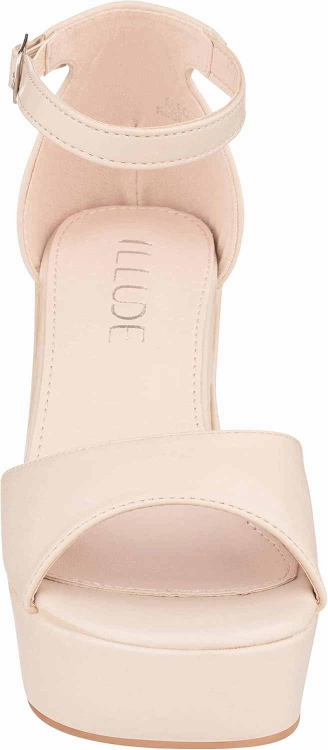 ILLUDE Women's Platform Heels Sandals Ankle Strap Block Chunky Heel Open Toe Platform Wedge Sandals – Cleo