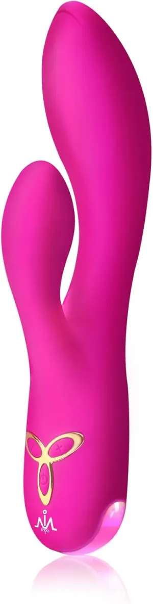 IMO Upgraded Rabbit G-spot Vibrator, Waterproof and Rechargeable Clitoris Vagina Vibrating Massager Sex Toy for Women or Couples