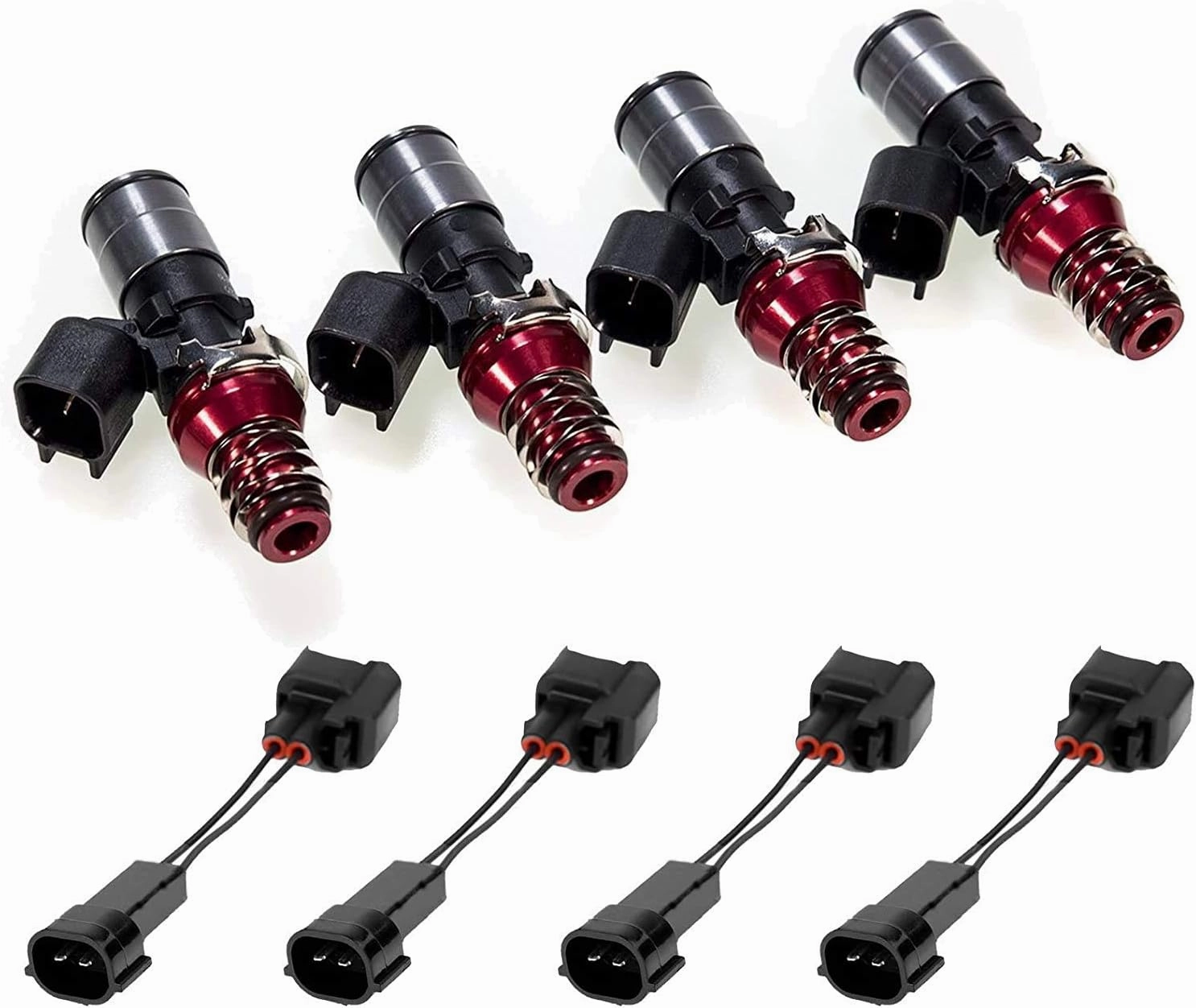 Injector Dynamics 1050 x 1065cc Fuel Injectors w/Plug & Play Adapters for 02-14 Subaru WRX/07-17 STi