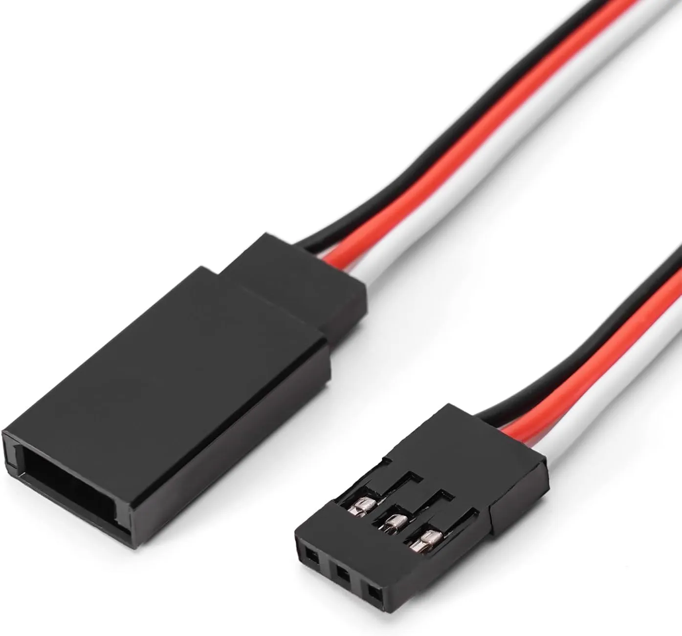 INJORA Magnetic Snap-on JR Extension Cable for RC Models, 5PCS (20cm)