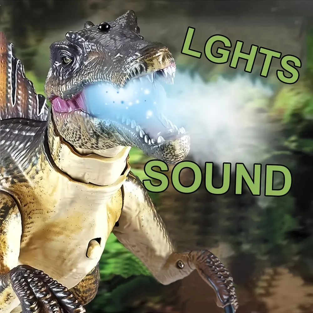 Interactive Spinosaurus Toy with Lights & Sounds, Remote-Control TJR4P3B