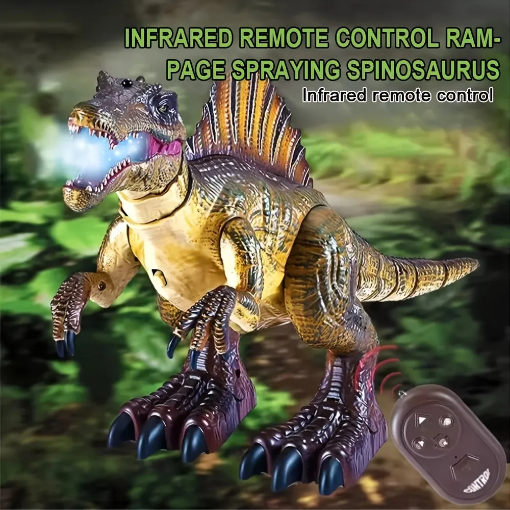 Interactive Spinosaurus Toy with Lights & Sounds, Remote-Control TJR4P3B