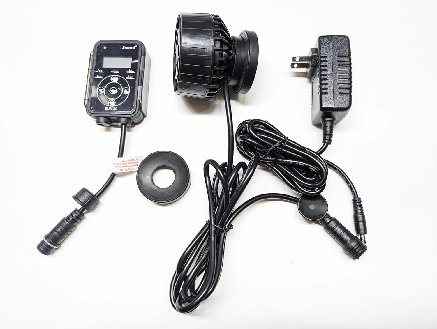 Jebao Jecob ELW-30 DC Wave Maker Pump with Controller, 3434 GPH / 13000 LPH, Ultra Quiet, Energy Saving, Circulation Pump, Master and Slave Group use, Magnetic Base, No App Control Trouble Free.