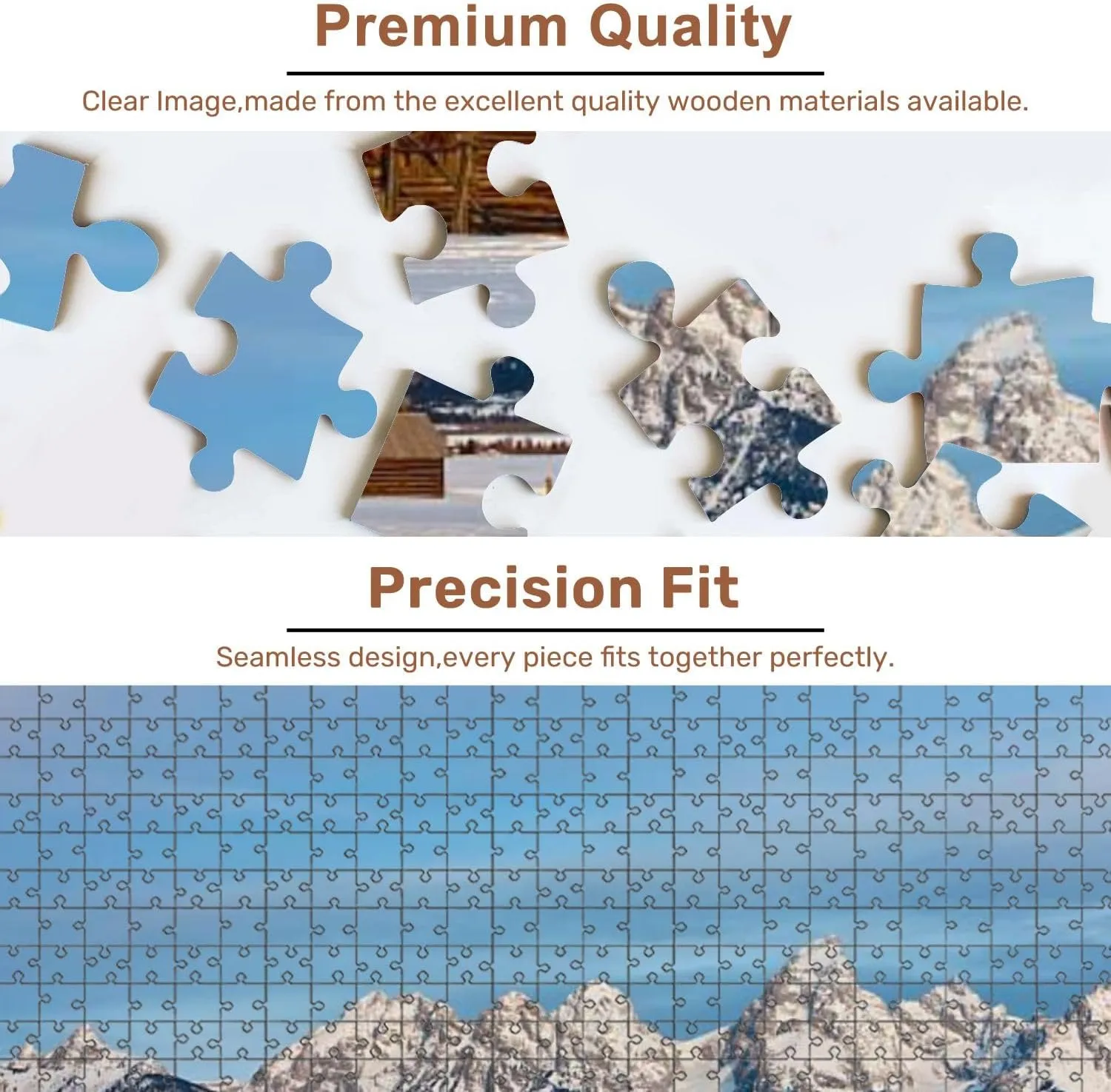 Jigsaw Puzzles 500 Pieces for Adult John Moulton Barn Grand Puzzle Game for Family Wooden Puzzle Toy Educational Games Puzzles for Home Decor