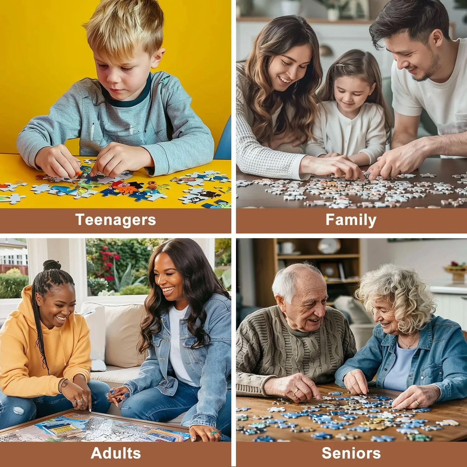 Jigsaw Puzzles 500 Pieces for Adult Seattle Puzzle Game for Family Wooden Puzzle Toy Educational Games Puzzles for Home Decor