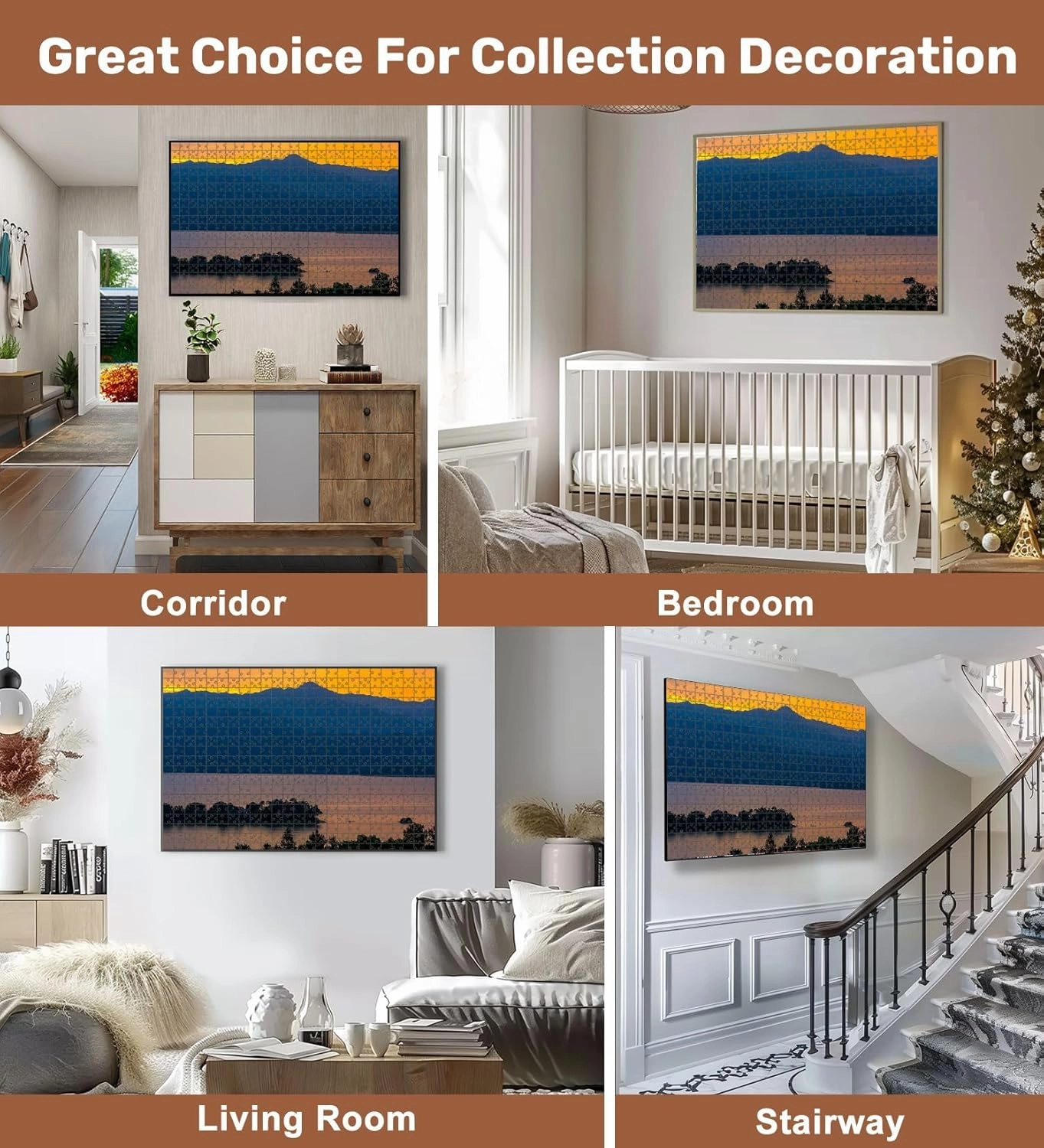 Jigsaw Puzzles 1000 Pieces for Adult Qingshitan Lake Dawn lingchuan County Guilin China Puzzle Game for Family Wooden Puzzle Toy Educational Games Puzzles for Home Decor