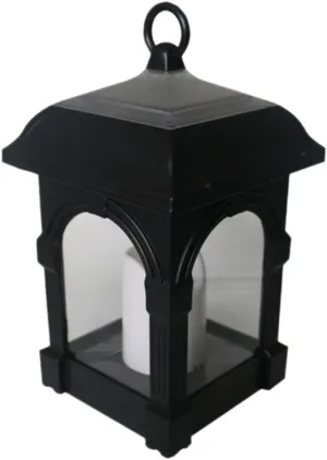 jojofuny Outdoor Solar Candle Light Decor Waterproof Hanging Lantern for Garden Courtyard Patio Solar Hanging Lamp