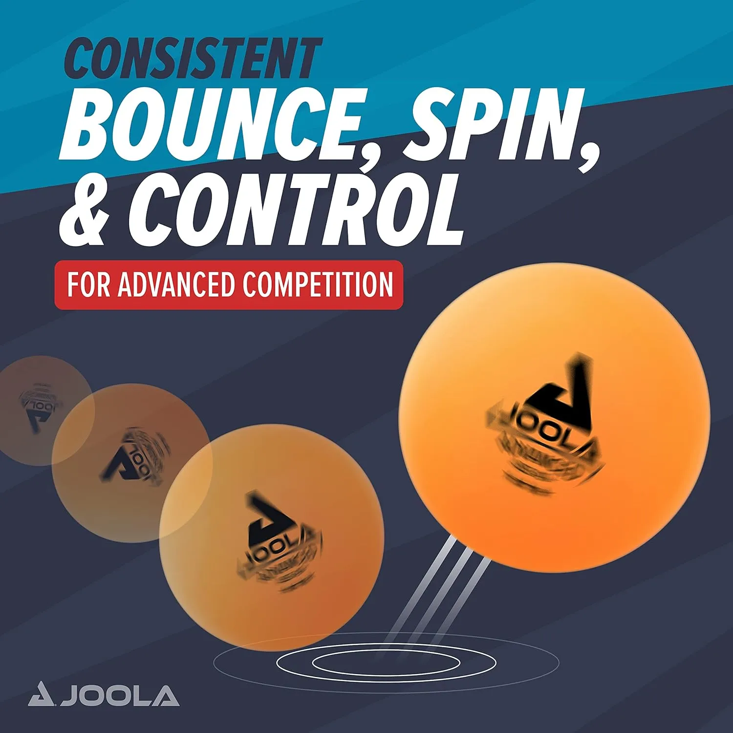 JOOLA Training 3 Star Table Tennis Balls 12, 60, or 120 Pack - 40 mm Regulation Bulk Ping Pong Balls for Competition and Recreational Play - Fun as a Cat Toy - Indoor and Outdoor Compatible