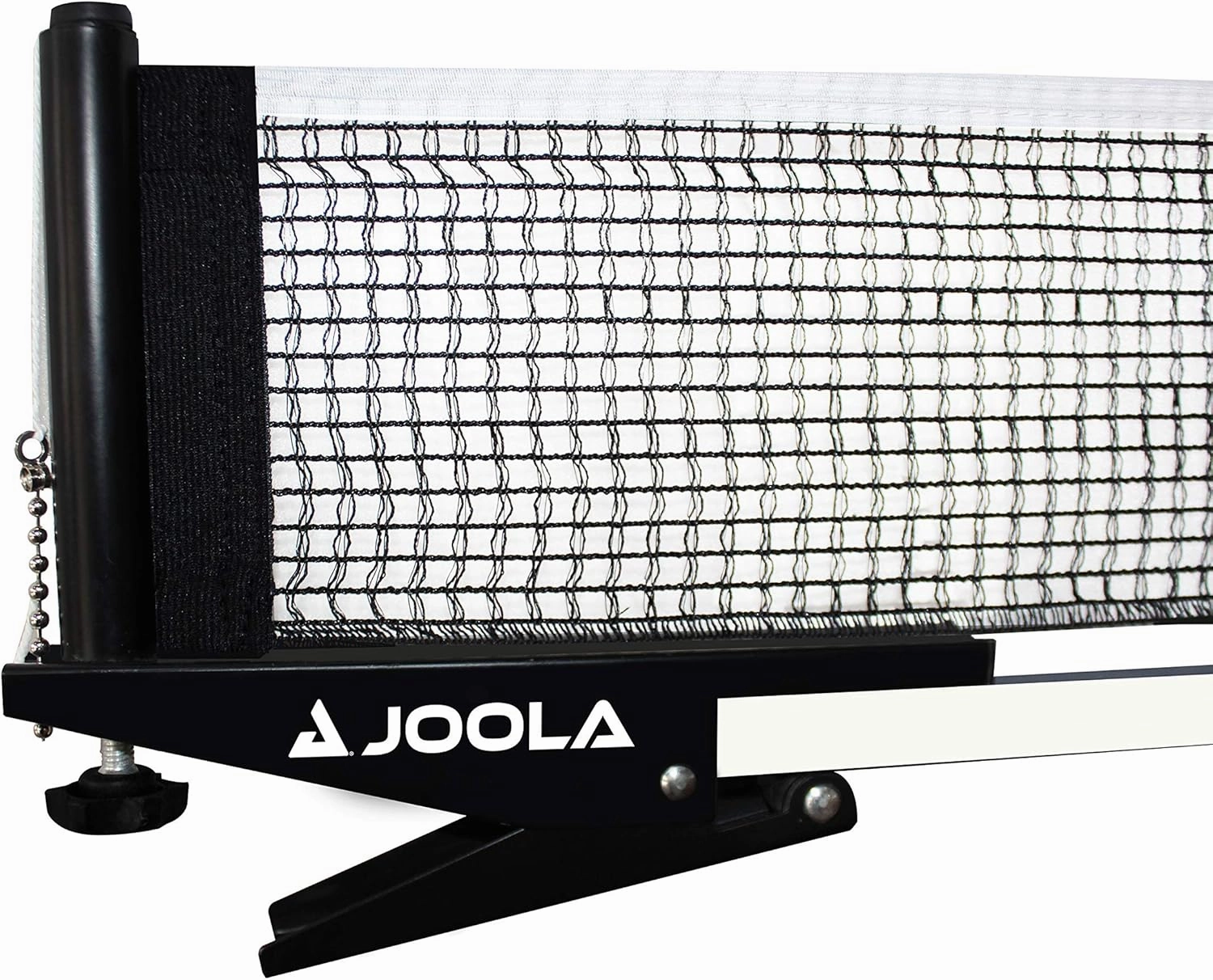JOOLA Premium Inside Table Tennis Net and Post Set - 72" Regulation Size - Portable and Easy Setup - Ping Pong Spring Clamp Net - Black