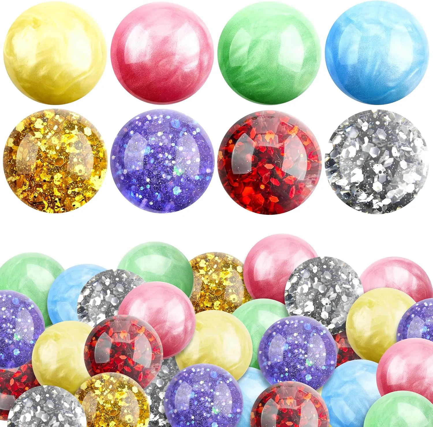 JOYIN 24 Pcs Mini Stress Balls, Fidget Toys Bulk, Squeeze Sensory Balls, Squeeze Toys for Adults Kids, Stress Relief Party Favors, Goodie Bags Stuffer