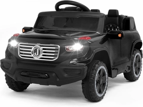 JOYMOR Kids Ride on Toy, Kids Truck 6V Battery Motorized Vehicles, w/Parent Remote Control, Children's Best Toy with 3 Speeds (Black)