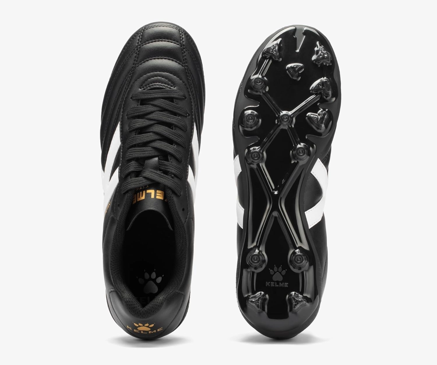 KELME Nebula Men's Soccer Cleats, Firm/Artificial Ground Shoes, for Outdoor Football Rugby Baseball