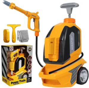 Kids Wash and Clean Toys Tool Car - Manual Pressure Spray - A with Scrapper, Sponge Cloth