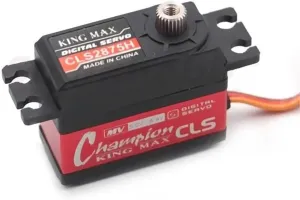 King max CLS2875H CLS2875H - 28g 10kg.cm Digital Metal Gears Mini Servos for RC 450 500 Airplane Helicopter Model Tail Swashplate (2pcs CLS2875H)