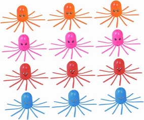 Kisangel 16pcs Jellyfish Fun Science Educational Swimming Floats for Random Color Interactive Learning Activity for Ages and Up Hands Play Random Color