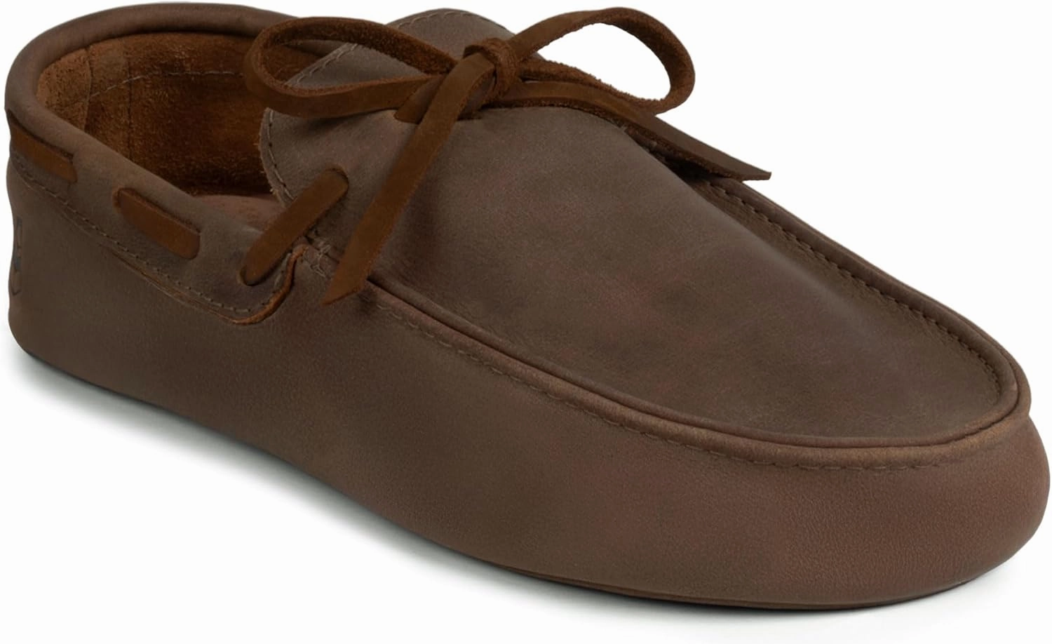 La Leche, Boat Slippers for Men, Cushioned Shoes for Home, Indoor-friendly Sole, Memory Foam and Full Grain Leather, Handmade