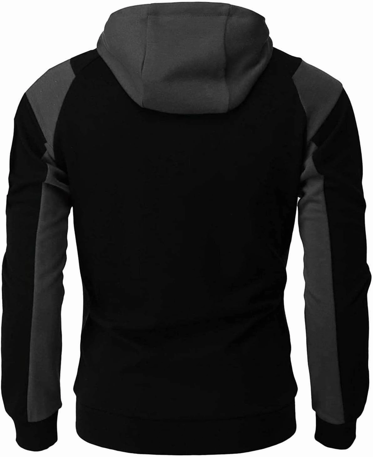 LCMTWX Hoodies for Men Winter Casual Loose Solid Hooded Sweater Top Men's Hooded Fleece Sweatshirt Heavyweight Fleece