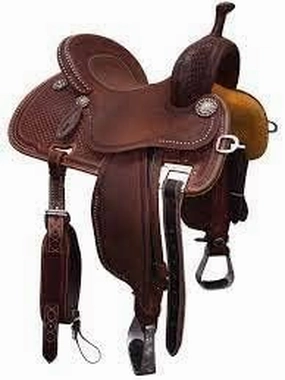Leather Barrel Racing Western Horse Saddle Handmade Premium Horseback Comfort Riding Trail Equestrian Tooled Carved Horse Sdadles for Horse Riding Size: 10"-18" inches Seat, MOB286
