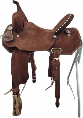 Leather Barrel Racing Western Horse Saddle Handmade Premium Horseback Comfort Riding Trail Equestrian Tooled Carved Horse Sdadles for Horse Riding Size: 10"-18" inches Seat, MOB287