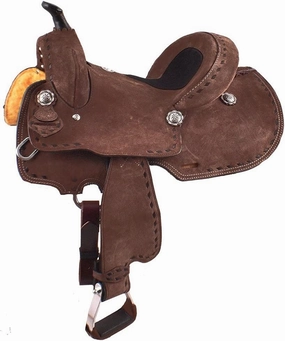 Leather Barrel Racing Western Horse Saddle Handmade Premium Horseback Comfort Riding Trail Equestrian Tooled Carved Horse Sdadles for Horse Riding Size: 10"-18" inches Seat, MOB308