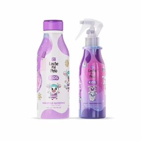 Leche Pal Pelo Kids Shampoo & Detangling Spray Kit