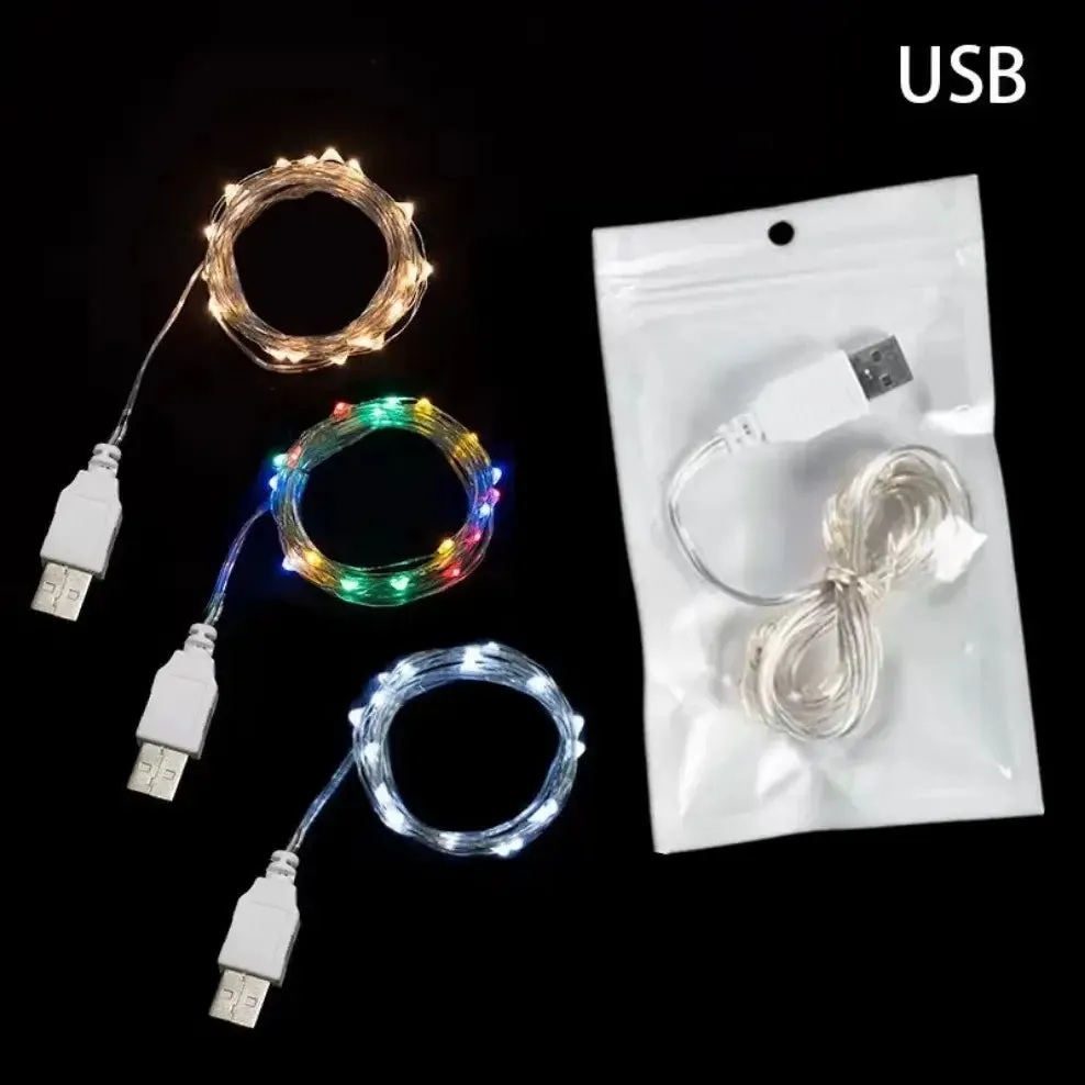LED Fairy Lights - USB Powered - 10m, 100 LED