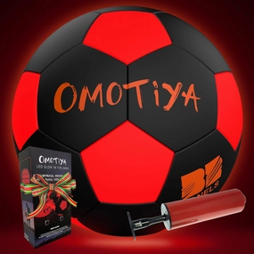 LED Light Up Soccer Ball - Glow in The Dark Soccer Balls Size 5 - Sports Gear Soccer Gifts for Boys & Girls 8-12  Year Old - Kids, Teens Football Gift for Ages 8 9 10 11 12