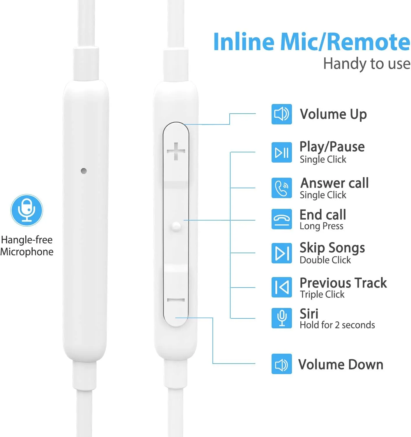 Lightning Headphones Earphones Magnetic Earbuds in-Ear MFi Certified with Microphone Controller for Sports Workout Compatible with iPhone 14/13/12/11/Pro Max/Xr/Xs Max/X White