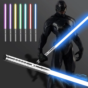 Lightsaber RGB15 Colors Metal Hilt 3 Sound Modes Rechargeable Force FX Heavy Dueling Light Saber Swords Set Cosplay Children Adults