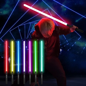 Lischwert FX Lightsaber, RGB 7 Colors Metal Hilt Light Saber (HY-Black)