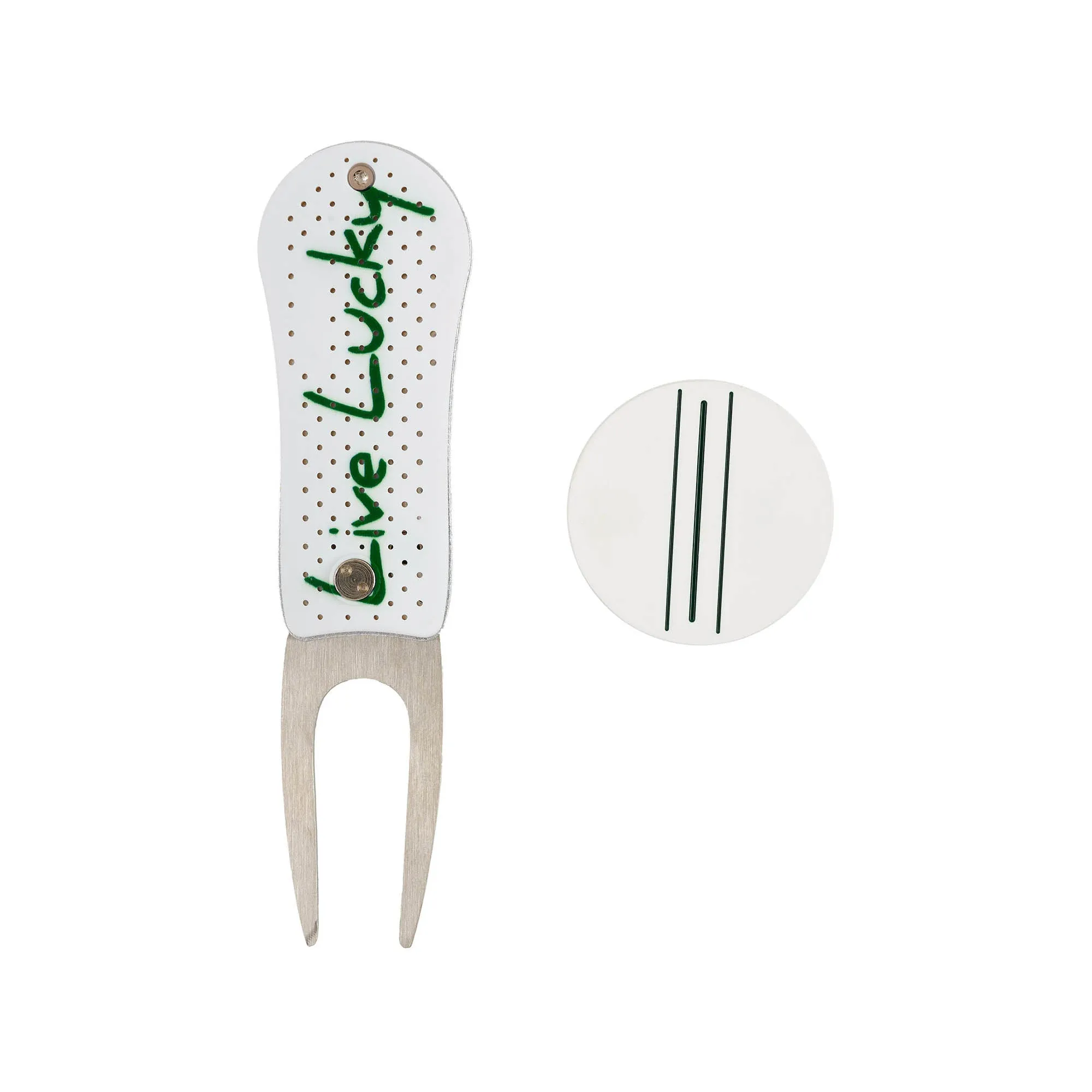 Live Lucky Divot Tool With Ball Marker